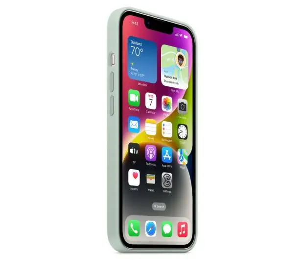 Etui Apple silikonowe z MagSafe do iPhone 14 Agawa