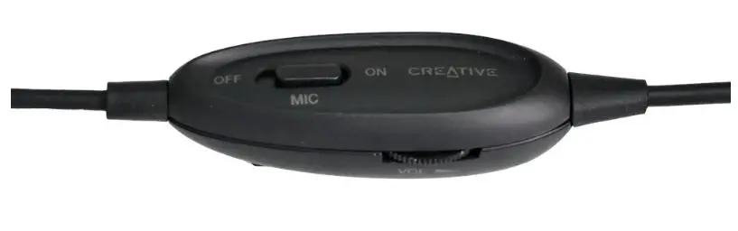 Słuchawki przewodowe z mikrofonem Creative Sound Blaster Blaze V2 Nauszne Czarny
