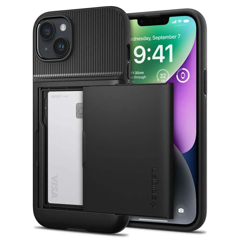 Etui Spigen Slim Armor CS do iPhone 14 Plus Czarny