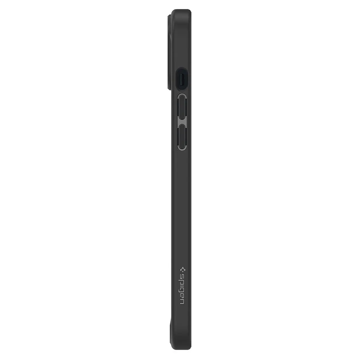 Etui Spigen Ultra Hybrid do iPhone 14 Plus Przezroczysty-czarny