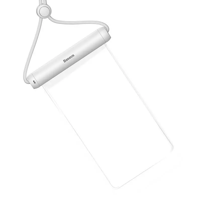 Etui Baseus Cylinder wodoodporne do smartfonów do 7.2" Biały