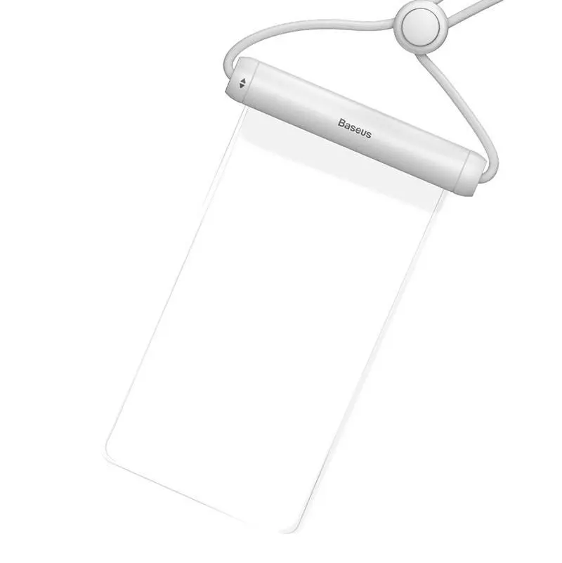 Etui Baseus Cylinder wodoodporne do smartfonów do 7.2" Biały