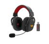 Słuchawki bezprzewodowe z mikrofonem Redragon H828 GAEA Nauszne Czarny