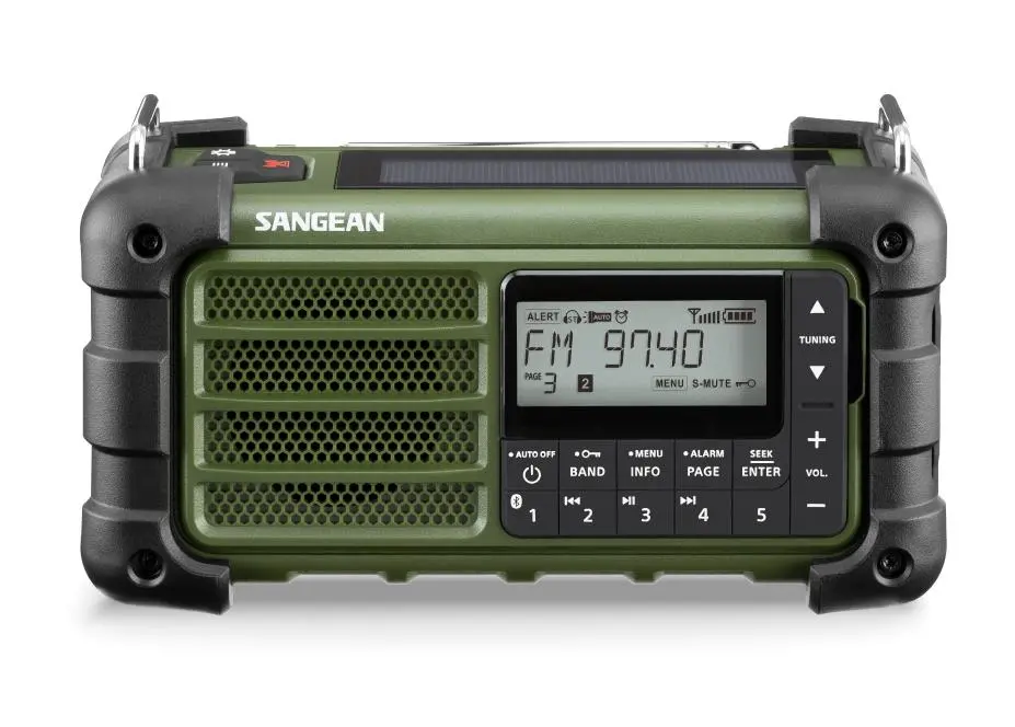 Radioodbiornik Sangean MMR-99 Radio FM Bluetooth Zielony