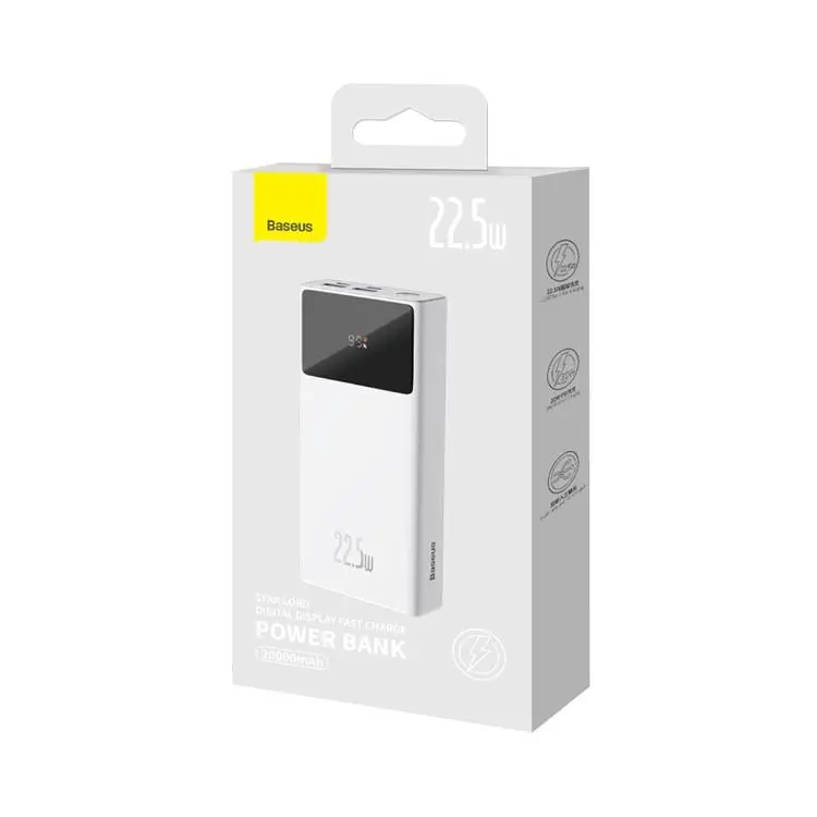 Powerbank Baseus PPXJ080102 Star-Lord 30000mAh 22,5W Biały