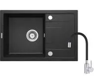 Deante Corio ZRCP2113 Grafitowy + bateria Luno BOC_B720 Chrom/Czarny