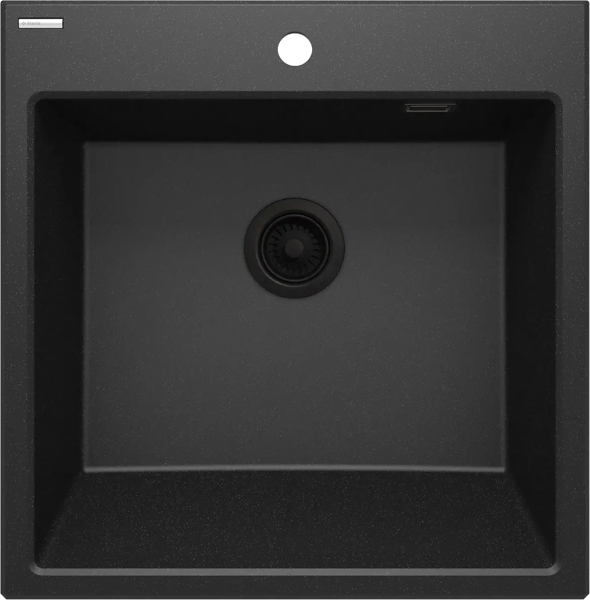 Zlewozmywak Deante Eridan ZQE_G10K Granitowy Grafitowy/Metalik