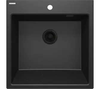 Zlewozmywak Deante Eridan ZQE_G10K Granitowy Grafitowy/Metalik