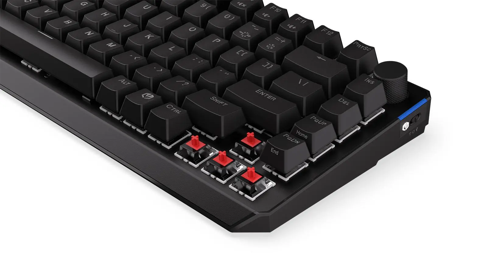 Klawiatura mechaniczna Endorfy Thock 75% Wireless Red Kailh Box Red Czarny