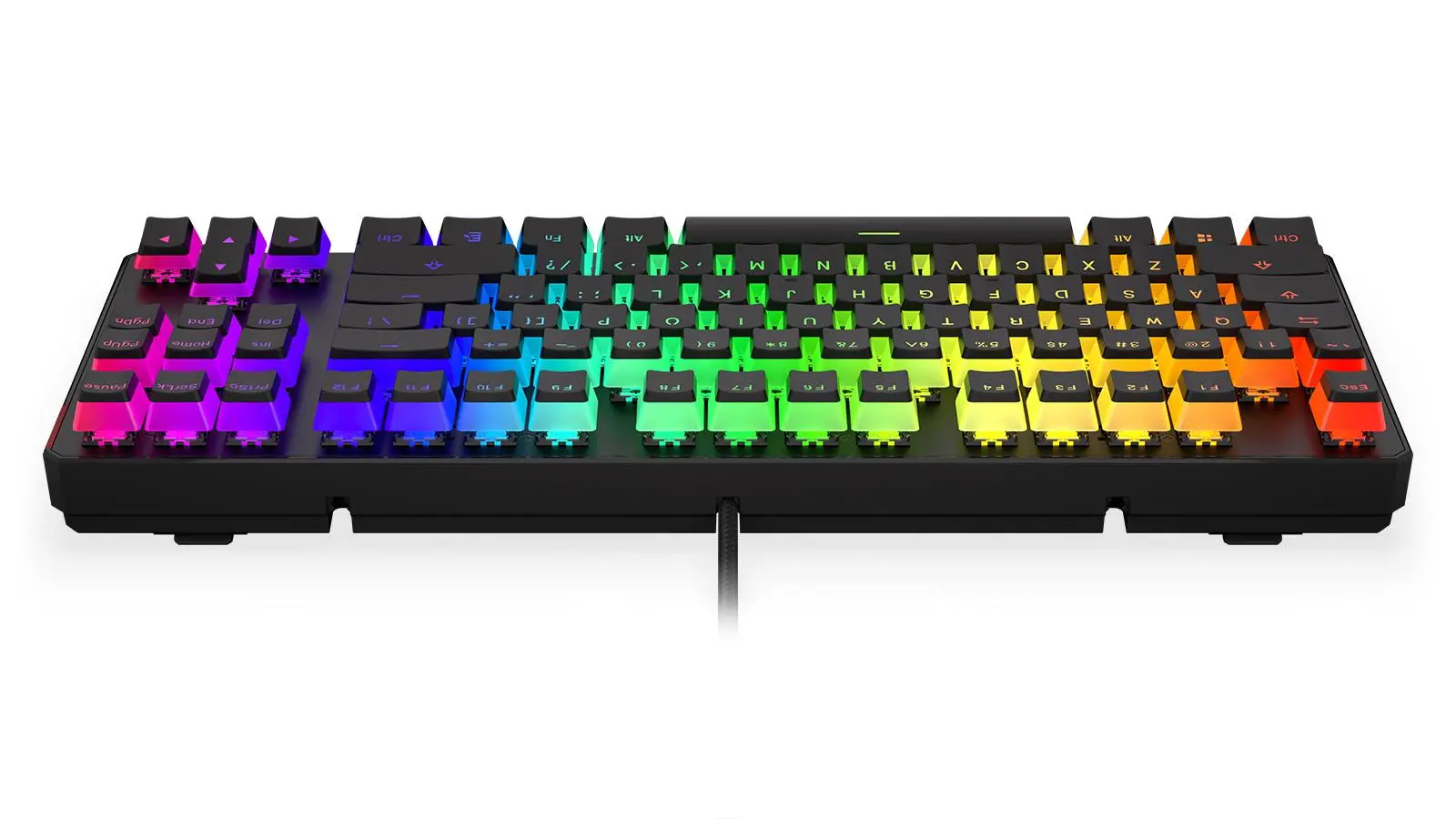 Klawiatura mechaniczna Endorfy Thock TKL Pudding Red Kailh Red RGB Czarny