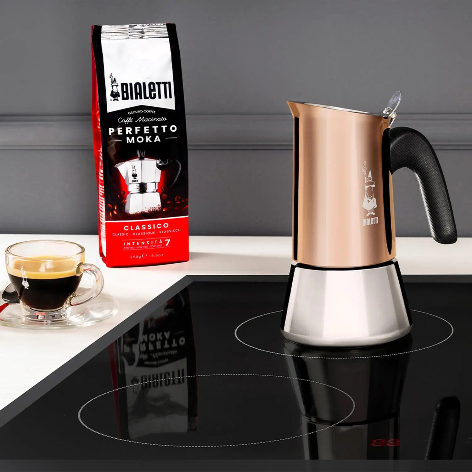 Kawiarka Bialetti New Venus 6tz 295ml Miedziany