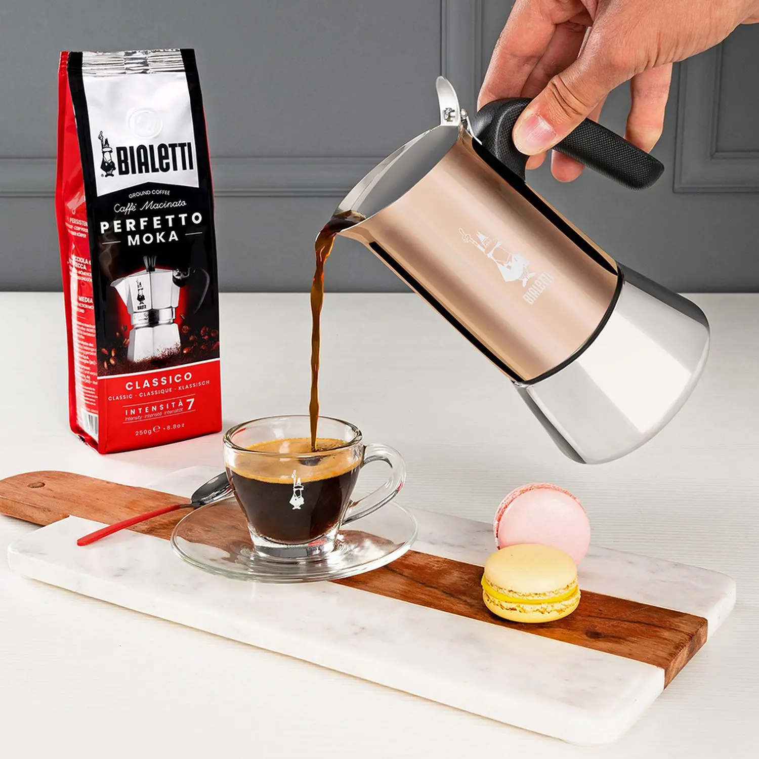 Kawiarka Bialetti New Venus 6tz 295ml Miedziany