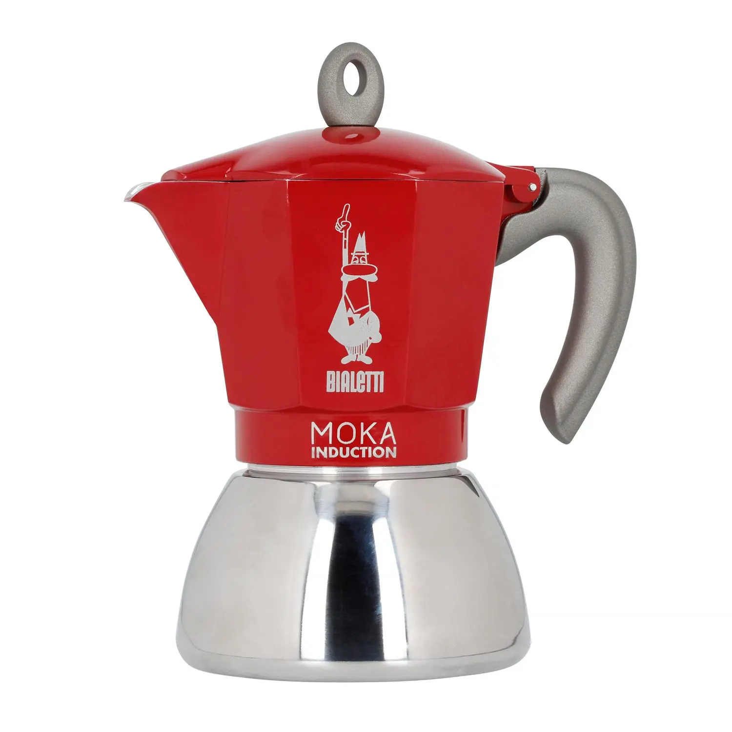 Kawiarka Bialetti New Moka Induction 6tz 320ml Czerwony