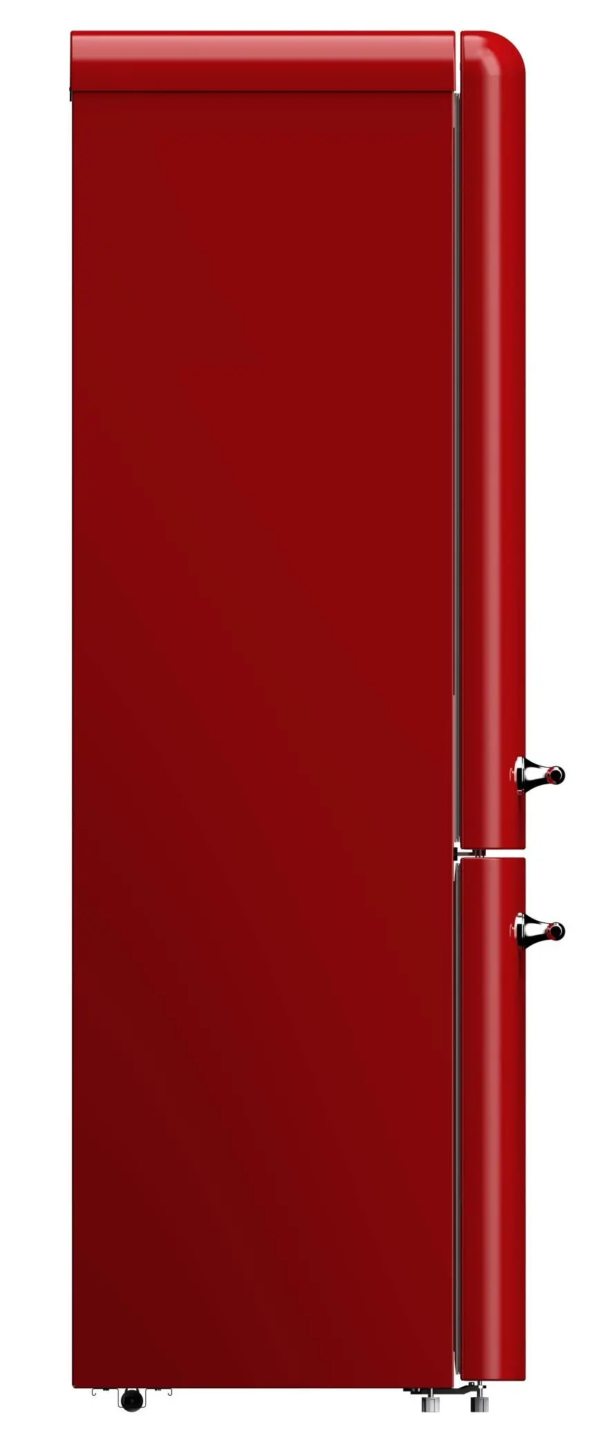 Lodówka Amica FK3495.3FRAA Pełny No Frost 186,5cm Szuflada z kontrolą wilgotności Czerwony