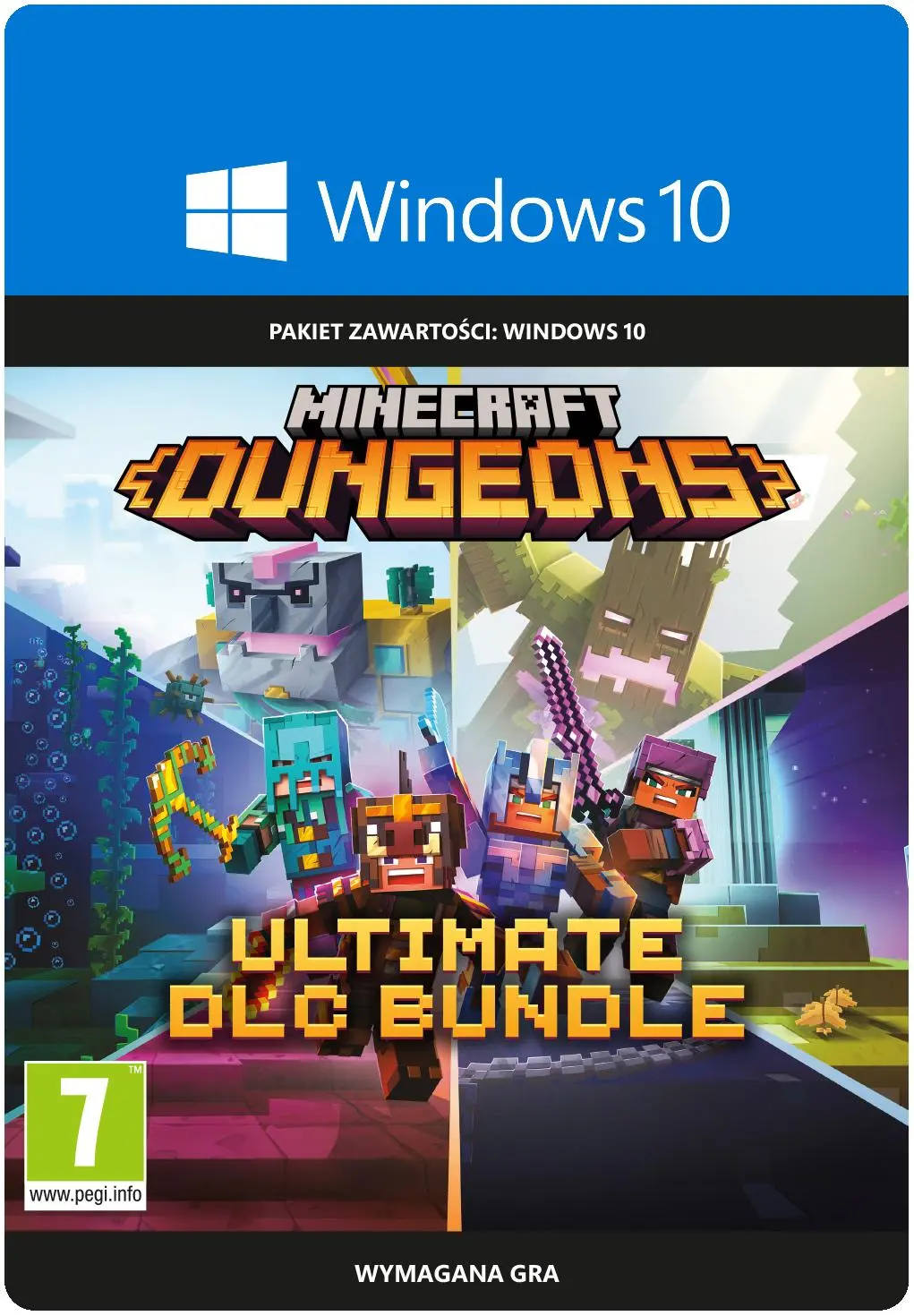 Minecraft Dungeons Ultimate DLC Bundle [kod aktywacyjny] PC
