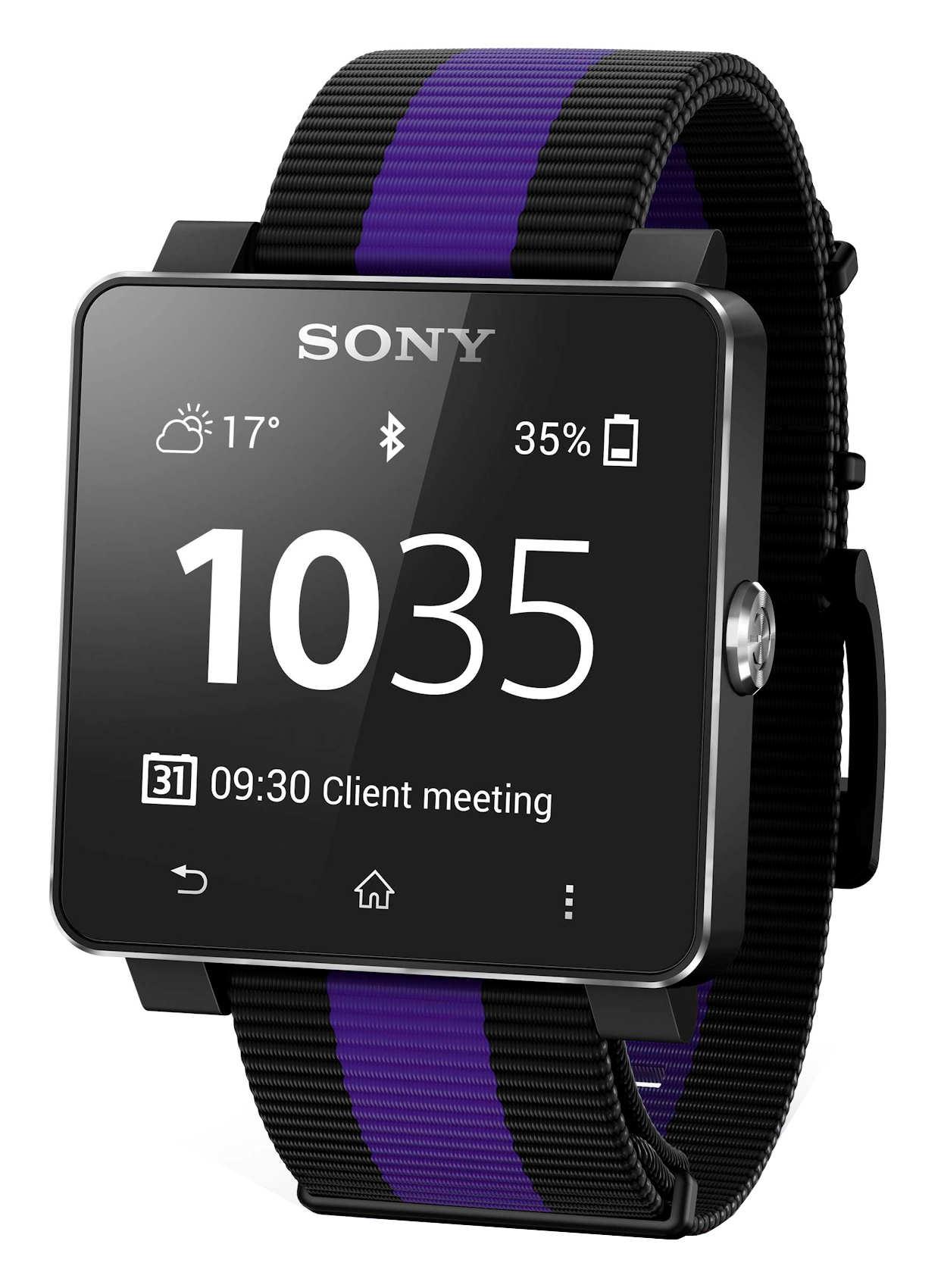 Sony Smart Watch 2 SW2 (czarno-fioletowy)