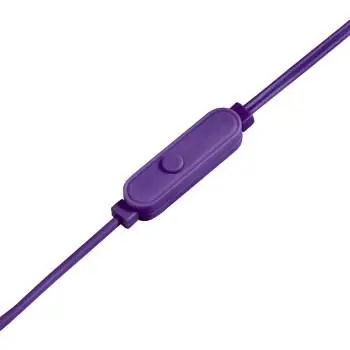Słuchawki przewodowe Thomson EAR3005 Dokanałowe Mikrofon Fioletowy