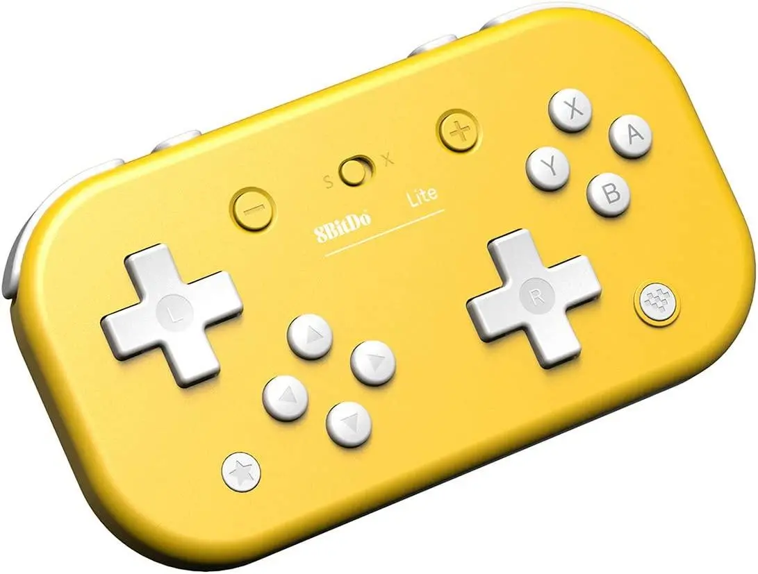 Pad 8BitDo Lite do PC, Nintendo Switch Bezprzewodowy Żółty