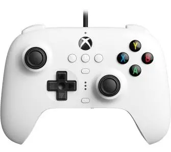 Pad 8BitDo Ultimate Wired Controller Xbox do Xbox Series X/S, Xbox One, PC, Android TV, iOS Przewodowy Biały