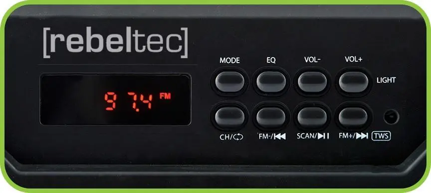 Głośnik Bluetooth Rebeltec SoundBOX 440 18W Radio FM Czarny