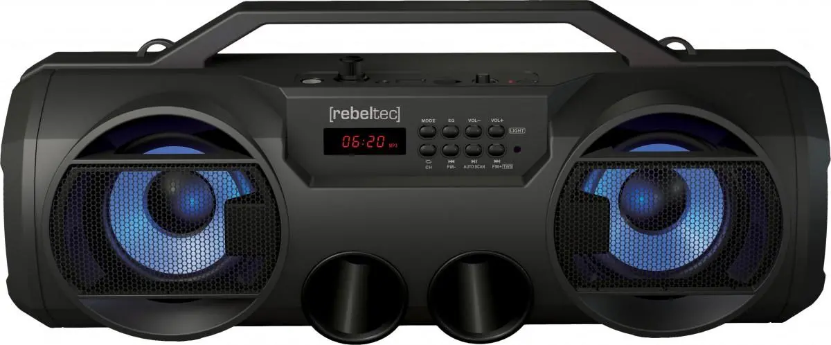 Głośnik Bluetooth Rebeltec SoundBOX 440 18W Radio FM Czarny