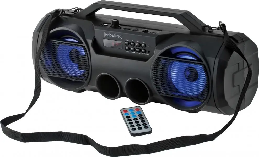 Głośnik Bluetooth Rebeltec SoundBOX 440 18W Radio FM Czarny