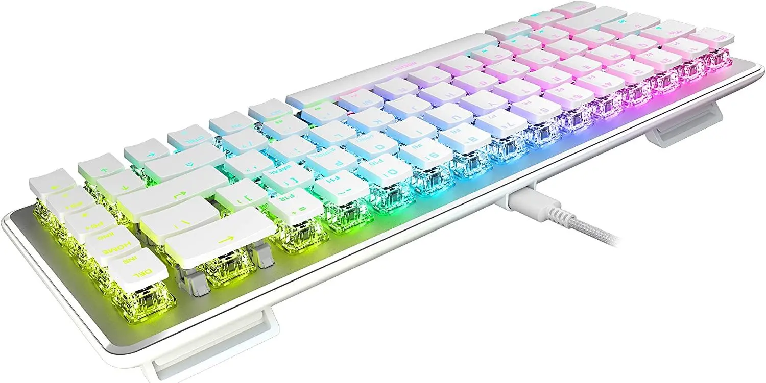 Klawiatura opto-mechaniczna Roccat Vulcan II Mini AIMO Biały