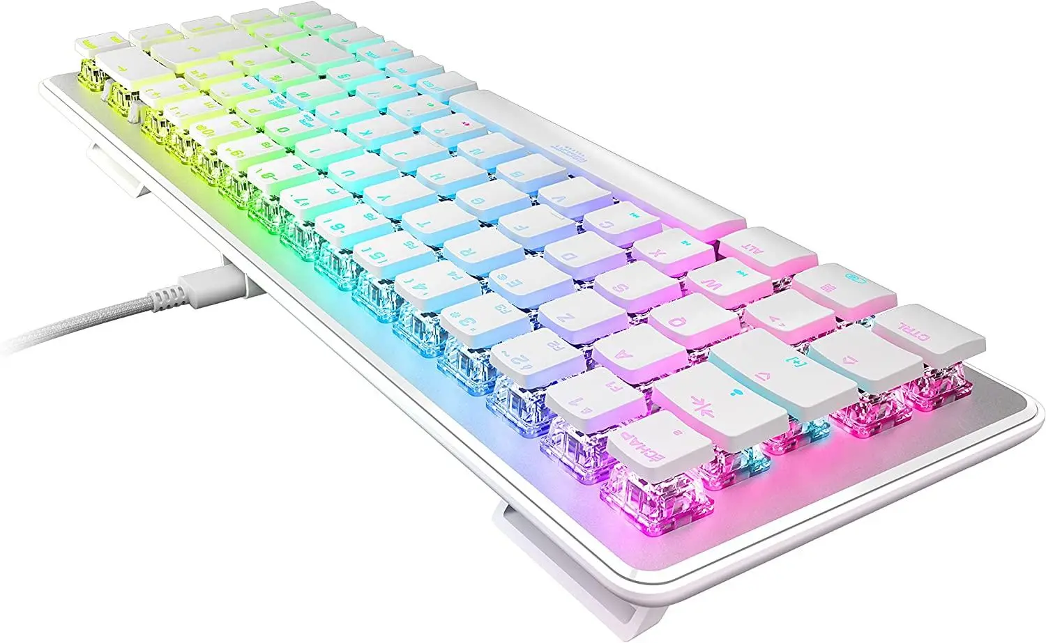 Klawiatura opto-mechaniczna Roccat Vulcan II Mini AIMO Biały