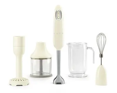 Blender Smeg HBF22CREU 700W Rozdrabniacz Końcówka do puree Końcówka do ubijania