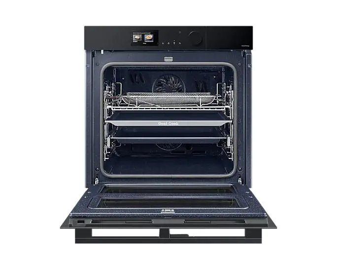 Piekarnik elektryczny parowy Samsung NV7B6799JAK Dual Cook Termoobieg AirFry Termosonda Zdalne sterowanie Czarny