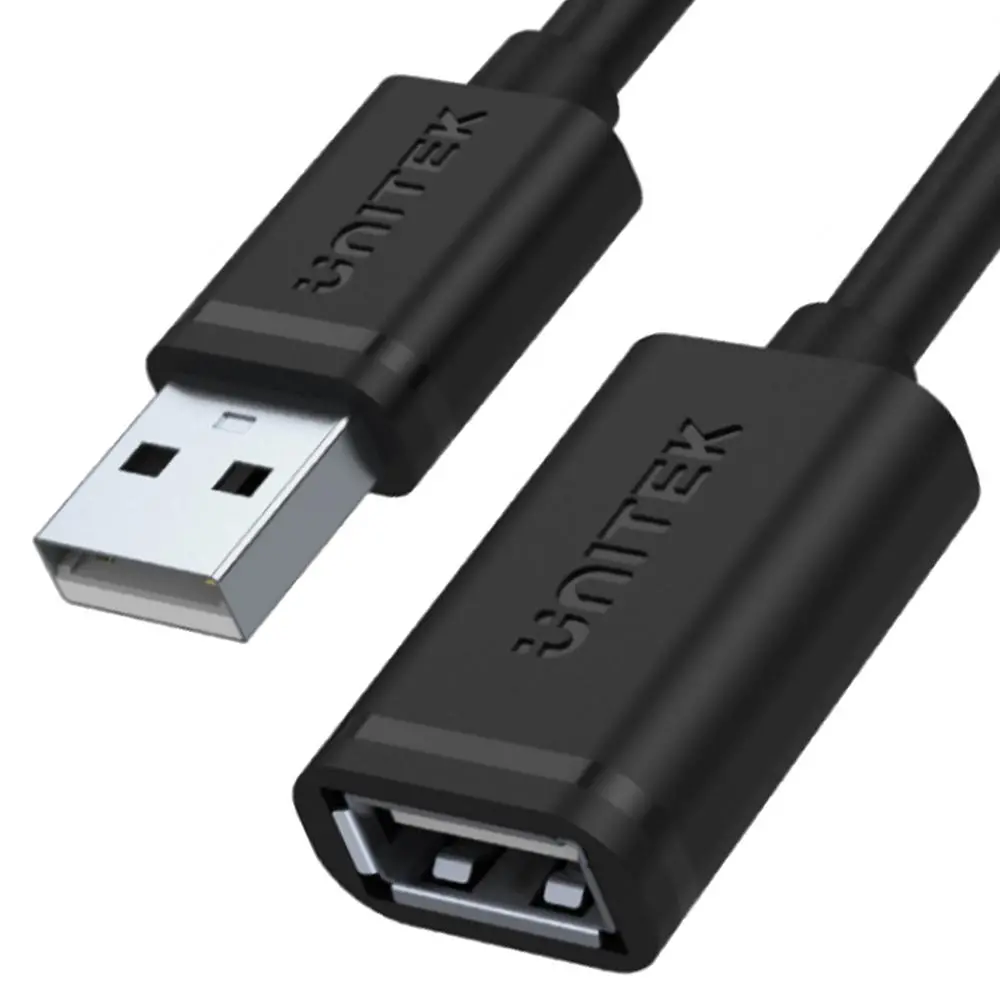 Kabel USB Unitek Y-C449GBK przedłużacz USB 2.0 AM-AF 1,5m Czarny