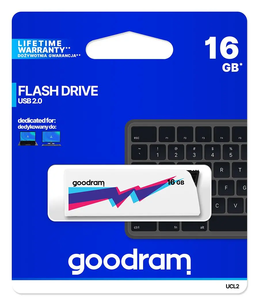 PenDrive GoodRam UCL2 16GB USB 2.0 (biały)