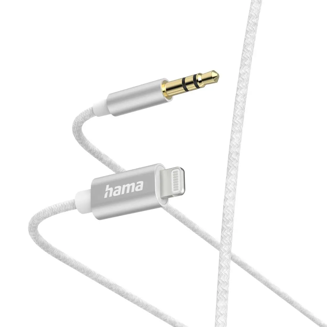 Kabel Hama audio Lightning do jack 3,5 mm 1m Biały