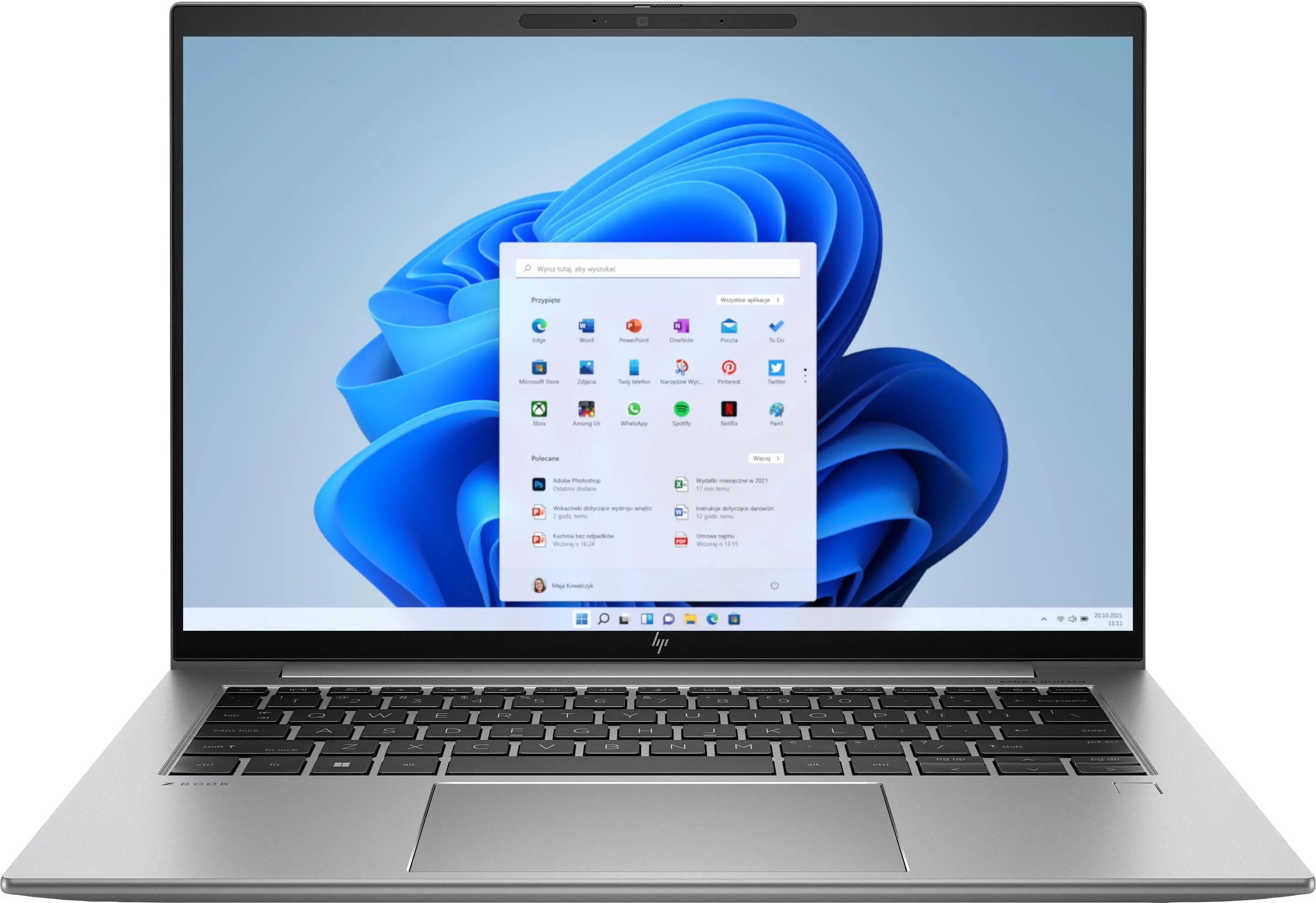 Laptop ultrabook HP ZBook Firefly G9 14" i7-1265U 32GB RAM 1TB Dysk SSD Win11 Pro Srebrny