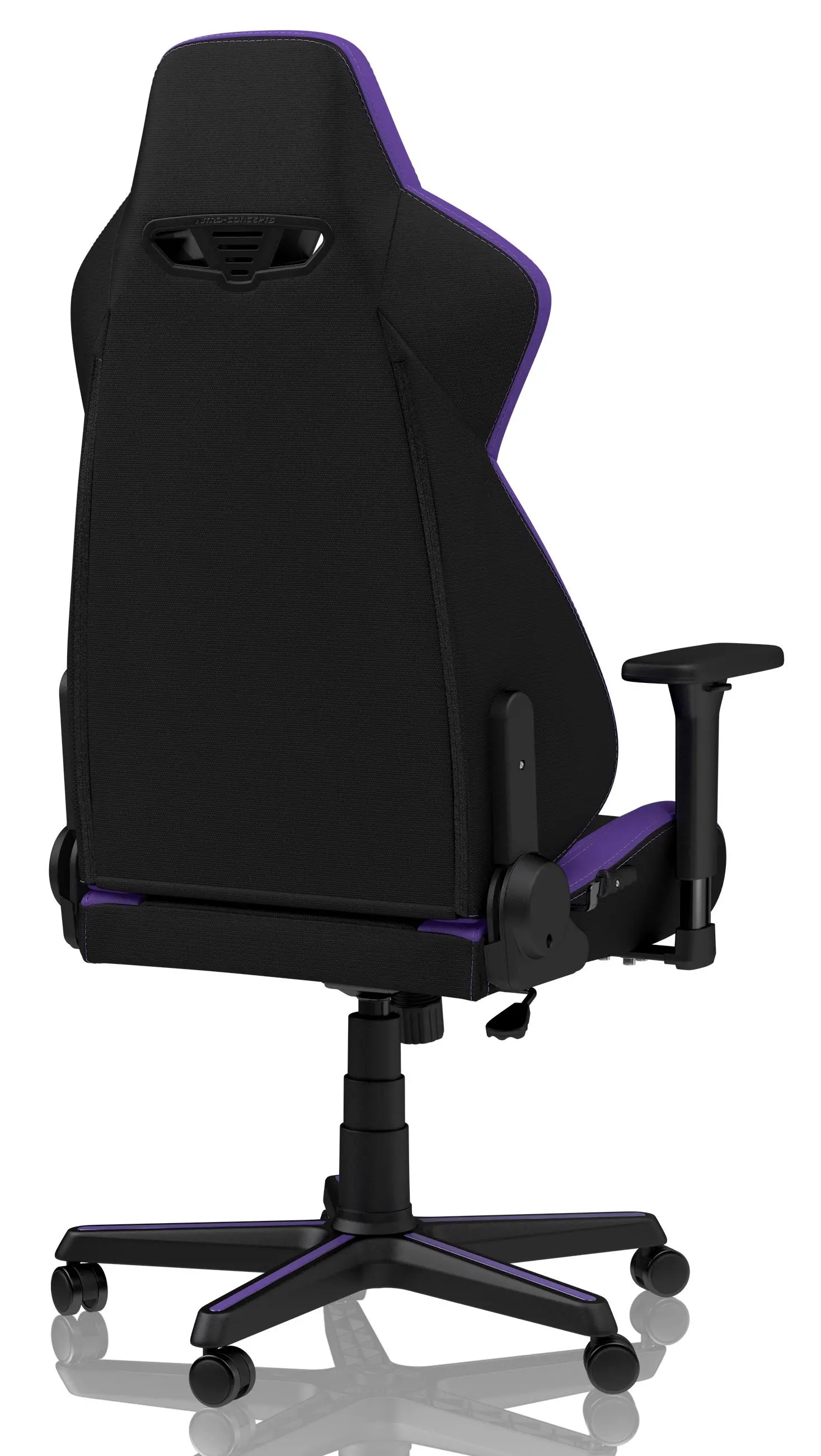 Fotel Nitro Concepts S300 Nebula Purpple Gamingowy do 135kg Tkanina Czarno-fioletowy