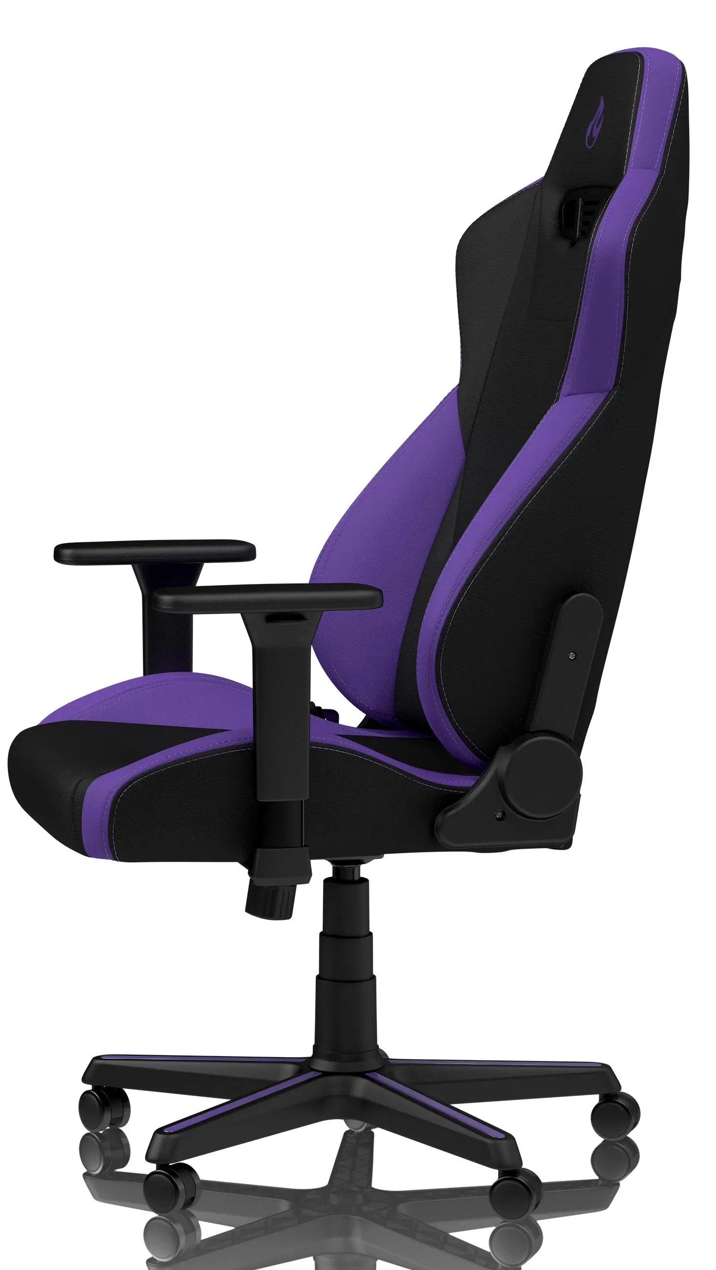Fotel Nitro Concepts S300 Nebula Purpple Gamingowy do 135kg Tkanina Czarno-fioletowy