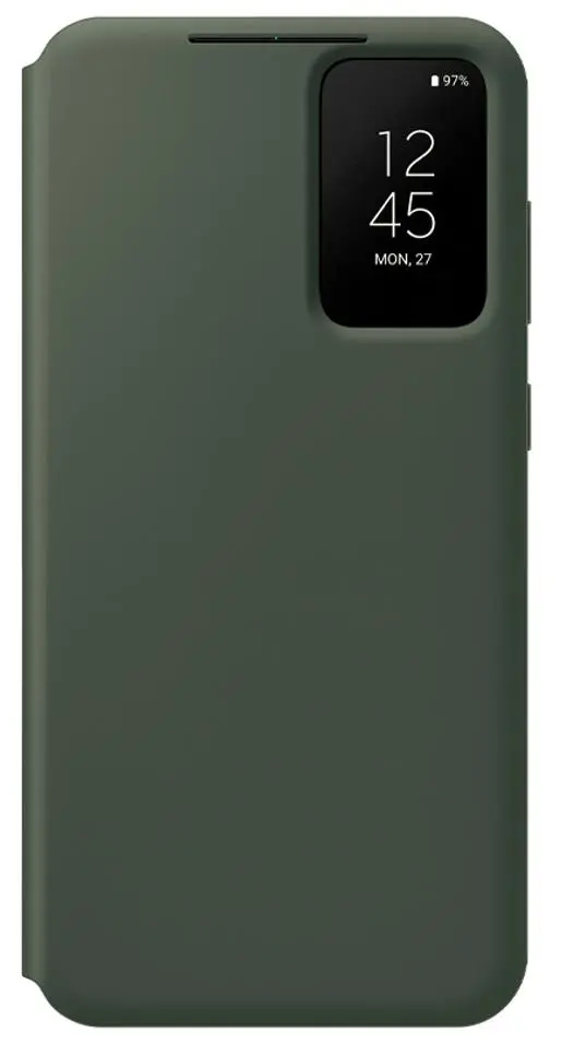 Etui Samsung Clear View Cover do Galaxy S23+ Zielony