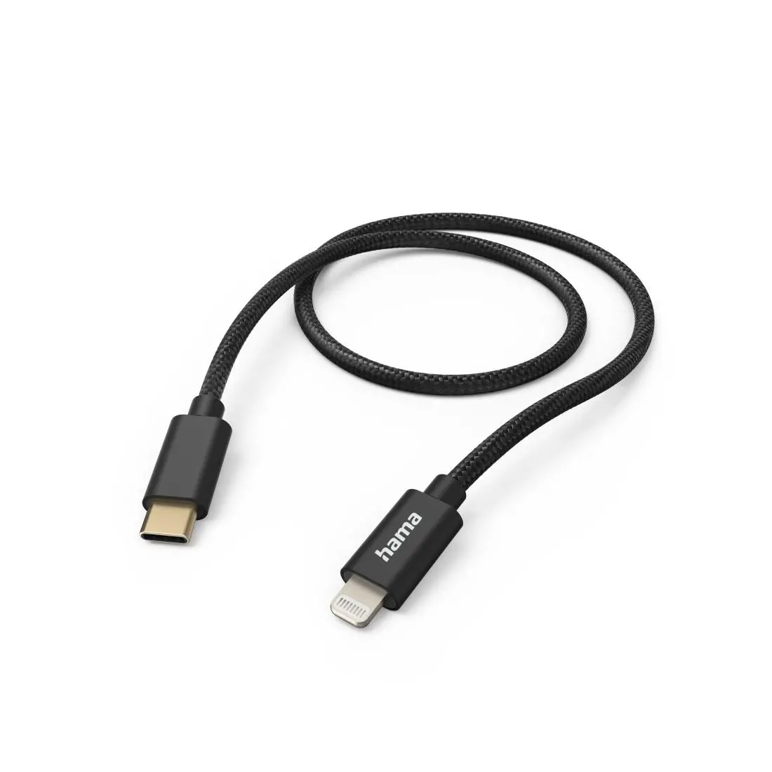 Kabel Hama Fabric USBC do Lightning Czarny