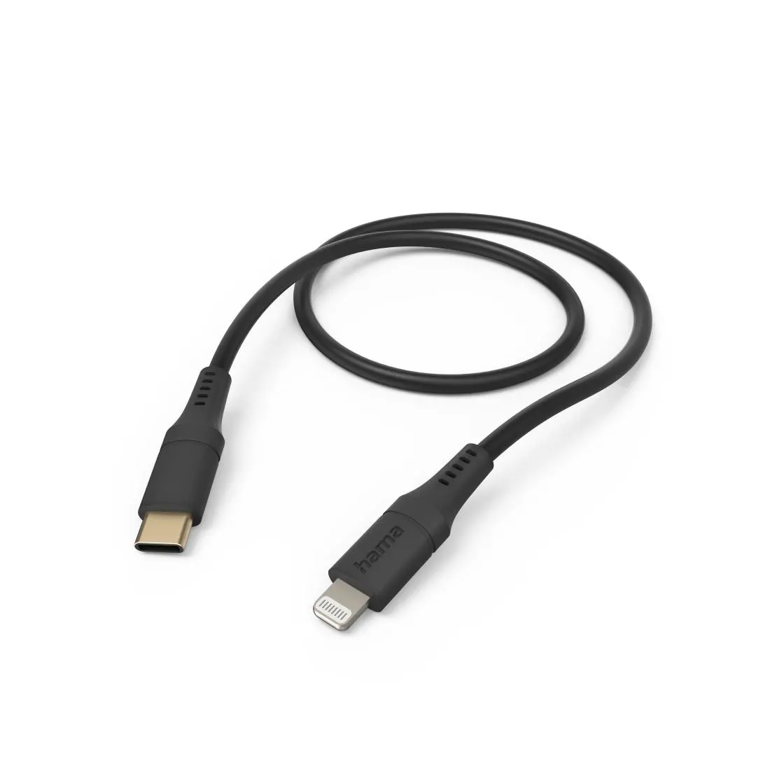 Kabel Hama Flexible USB-C do Lightning Czarny