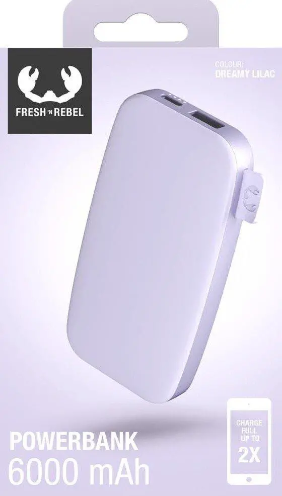 Powerbank Fresh 'n Rebel 2PB6100DL 6000mAh Dreamy lilac