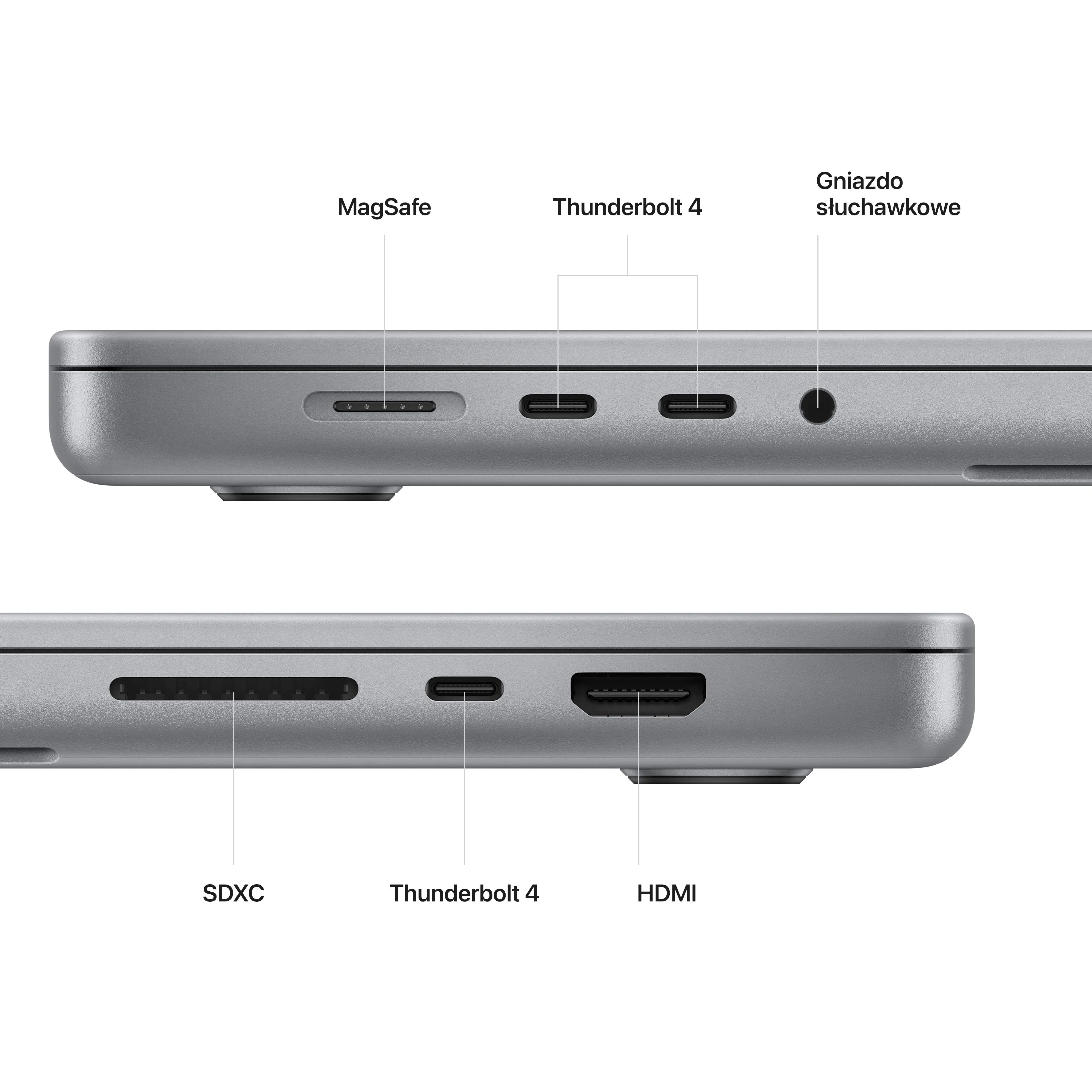 Apple MacBook Pro 2023 16,2" M2 Pro 16GB RAM 512GB Dysk macOS Gwiezdna Szarość