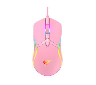 Myszka gamingowa Havit MS1026 RGB Różowy