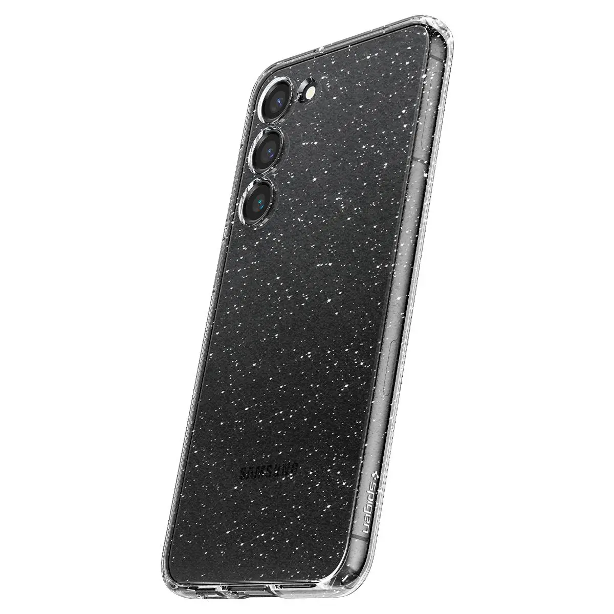 Etui Spigen Liquid Crystal Glitter do Samsung Galaxy S23 Przeźroczysty