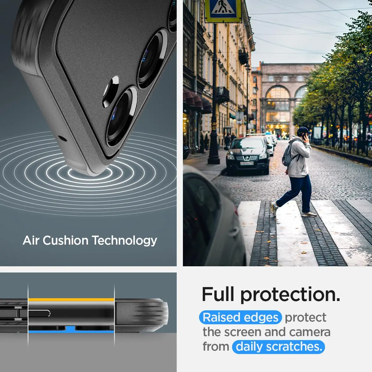 Etui Spigen Rugged Armor do Galaxy S23 Czarny