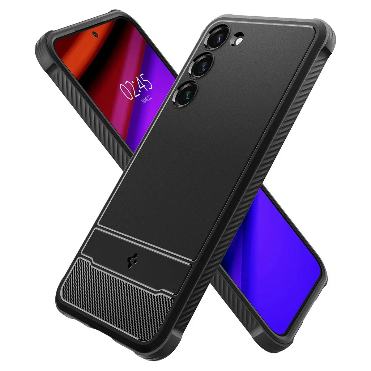 Etui Spigen Rugged Armor do Galaxy S23 Czarny