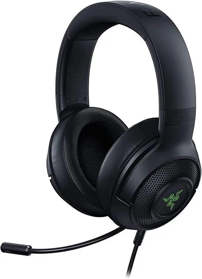 Słuchawki przewodowe z mikrofonem Razer Kraken V3 X USB Nauszne Czarny