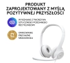 Słuchawki przewodowe z mikrofonem Logitech H390 Nauszne Biały
