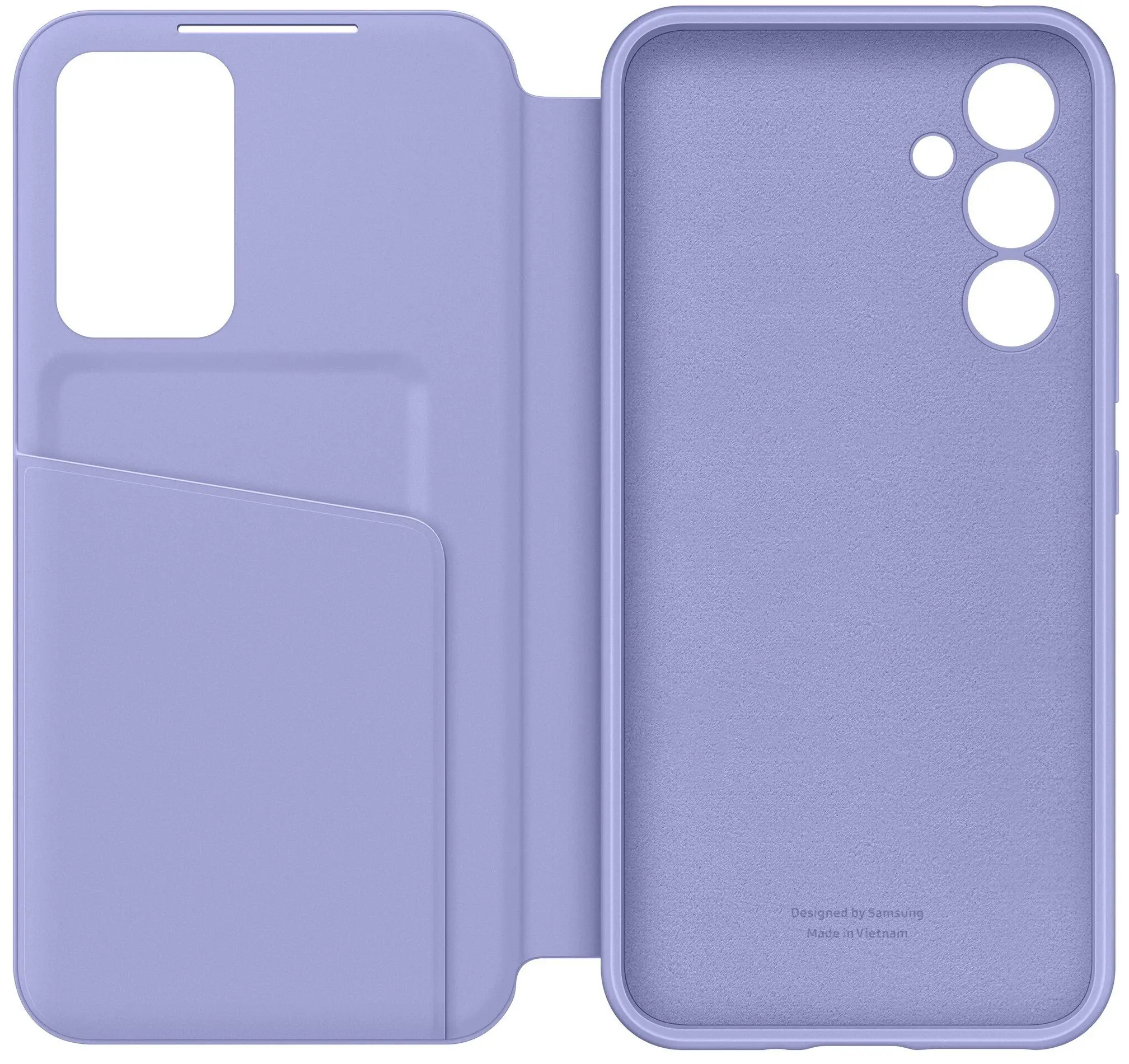 Etui Samsung Smart S View Wallet Cover do Galaxy A54 Jagodowy