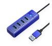 Hub USB Orico PW4U-U3-015-BL-EP USB-A 4x USB-A 3.1 Niebieski
