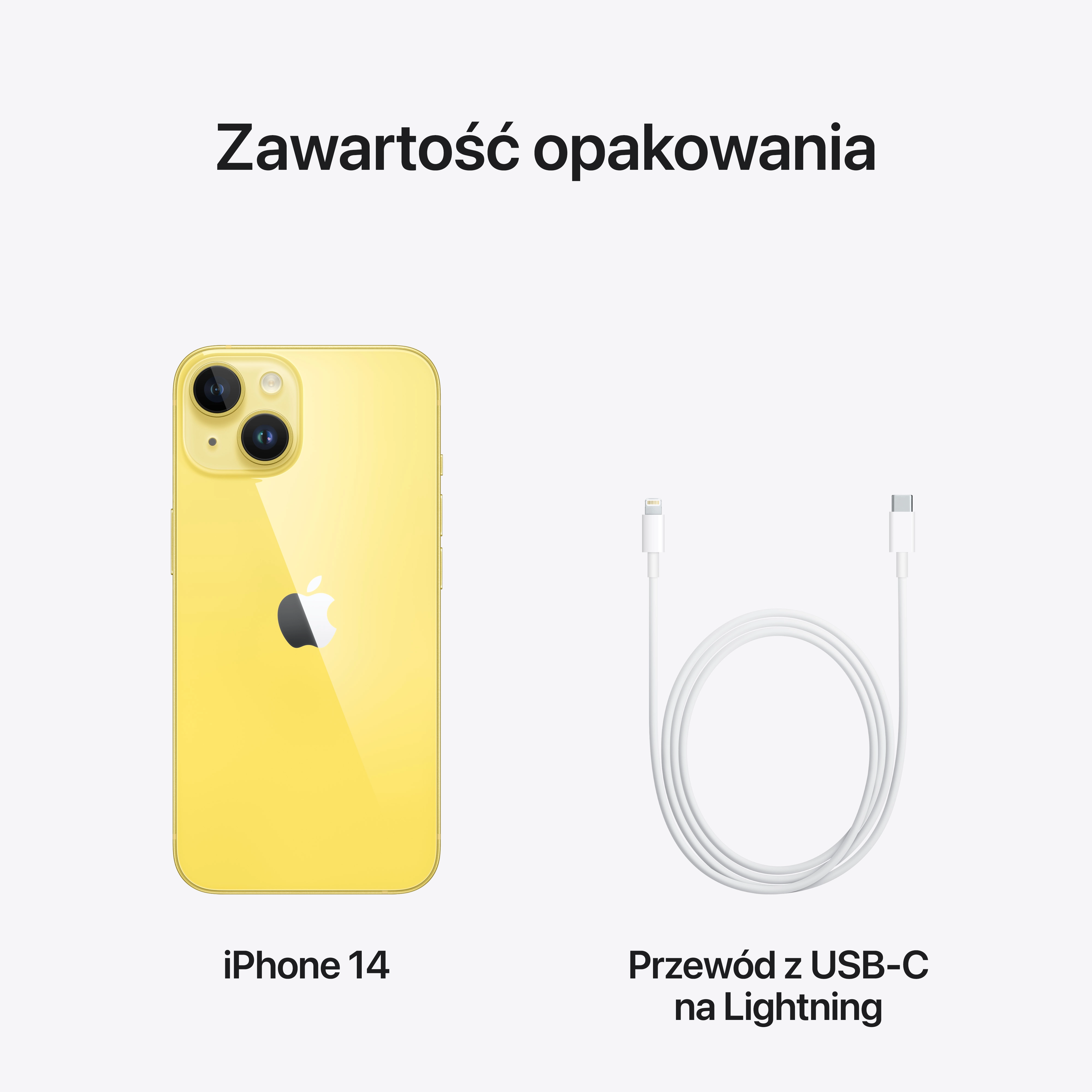 Apple iPhone 14 256GB 6,1" 12Mpix Żółty